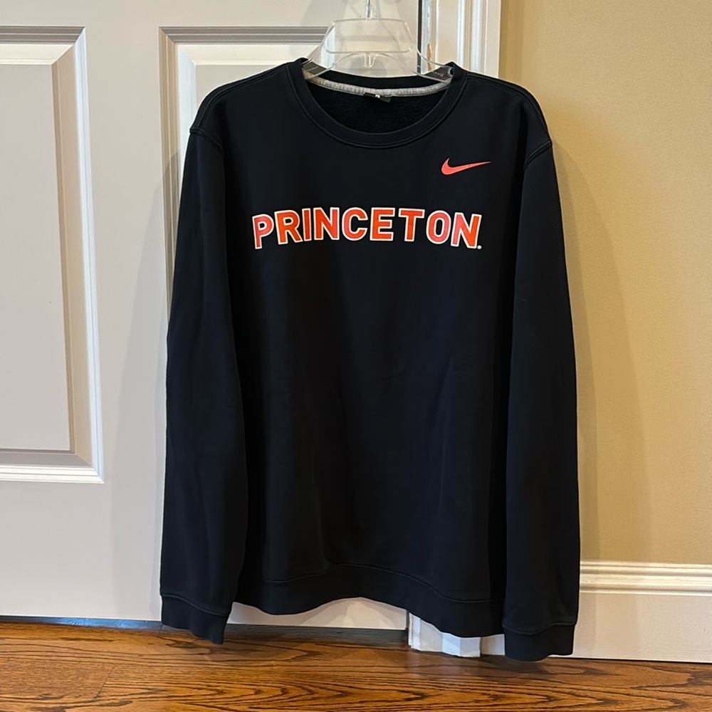 Princeton Nike Mens Club Fleece Crew sweatshirt, XL, excellent condition